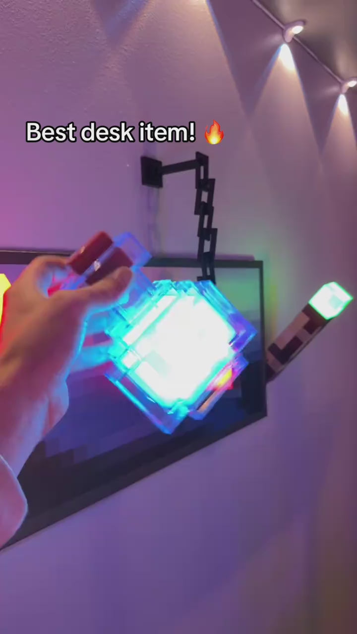 Pixelix™ Pixel Potion – 7-Color LED Desk Lamp